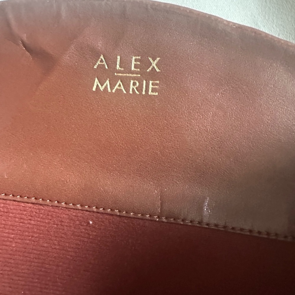 Alex Marie Brown Over the Knee Boots with Equestrian Design - Picture 8 of 12